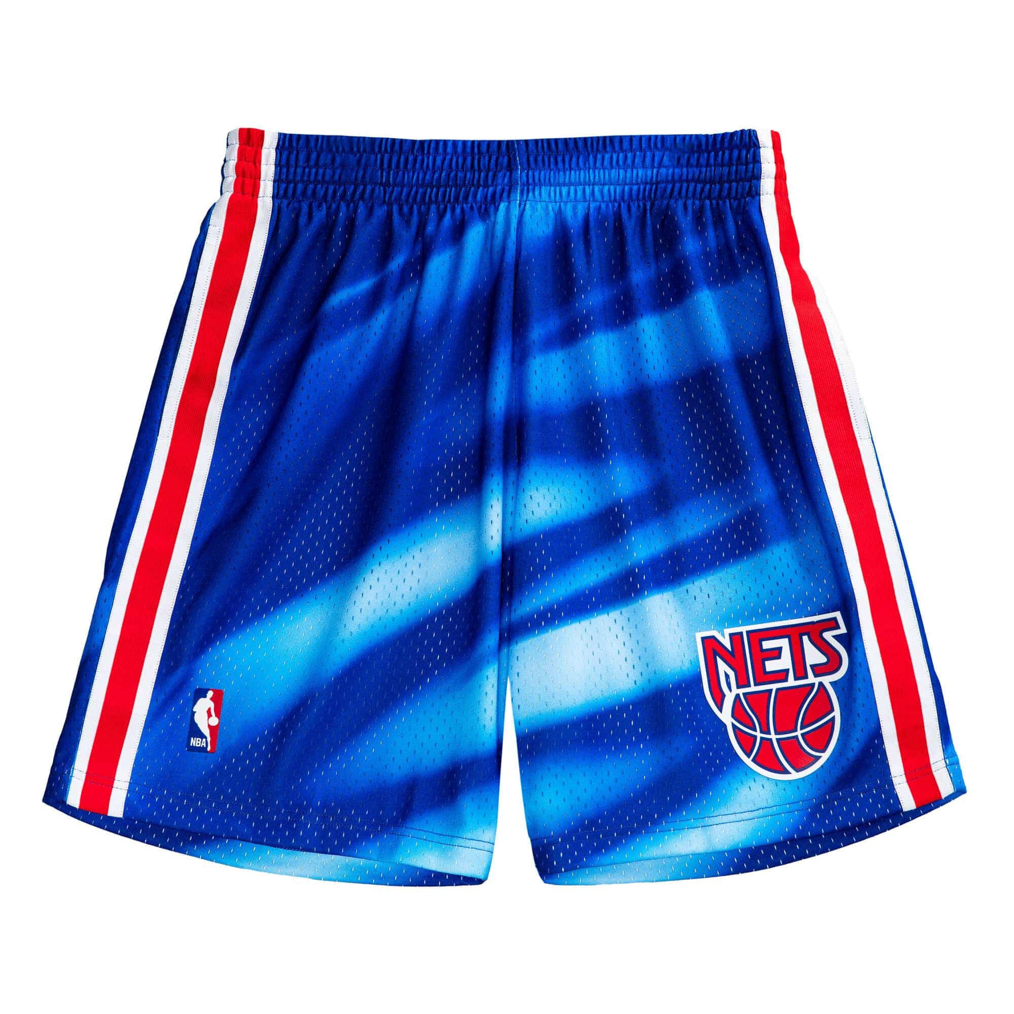 New Jersey Nets 1990-91 Mitchell & Ness Swingman NBA Shorts Blue