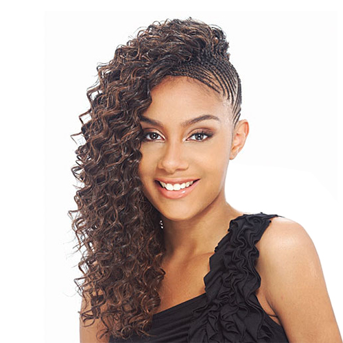Human Hair Master Mix Braids ModelModel Pose Deep Bulk 18