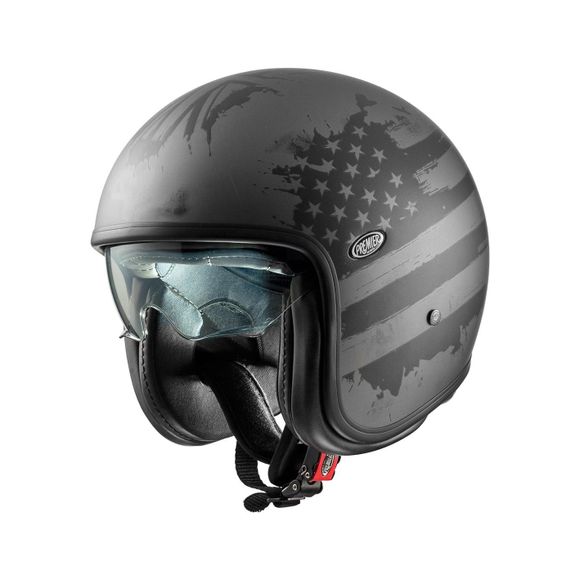 Premier vintage jet helmet - grayRef: PE0409