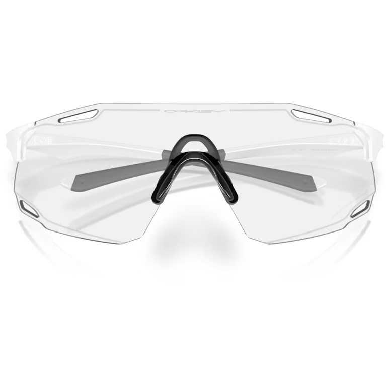 Oakley Cybr Dyno Glasses - Matte White/Clear - Black Iridium Photochromic - OO9513D-0139