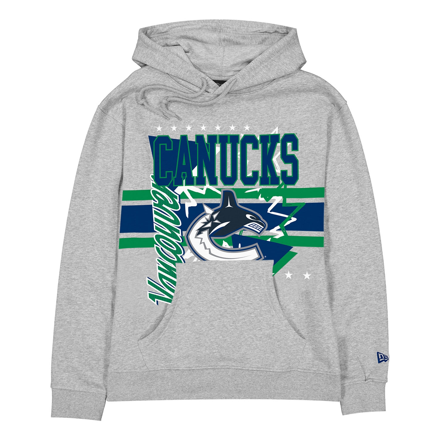 Vancouver Canucks Sport Classics Oversized NHL Hoodie Gray