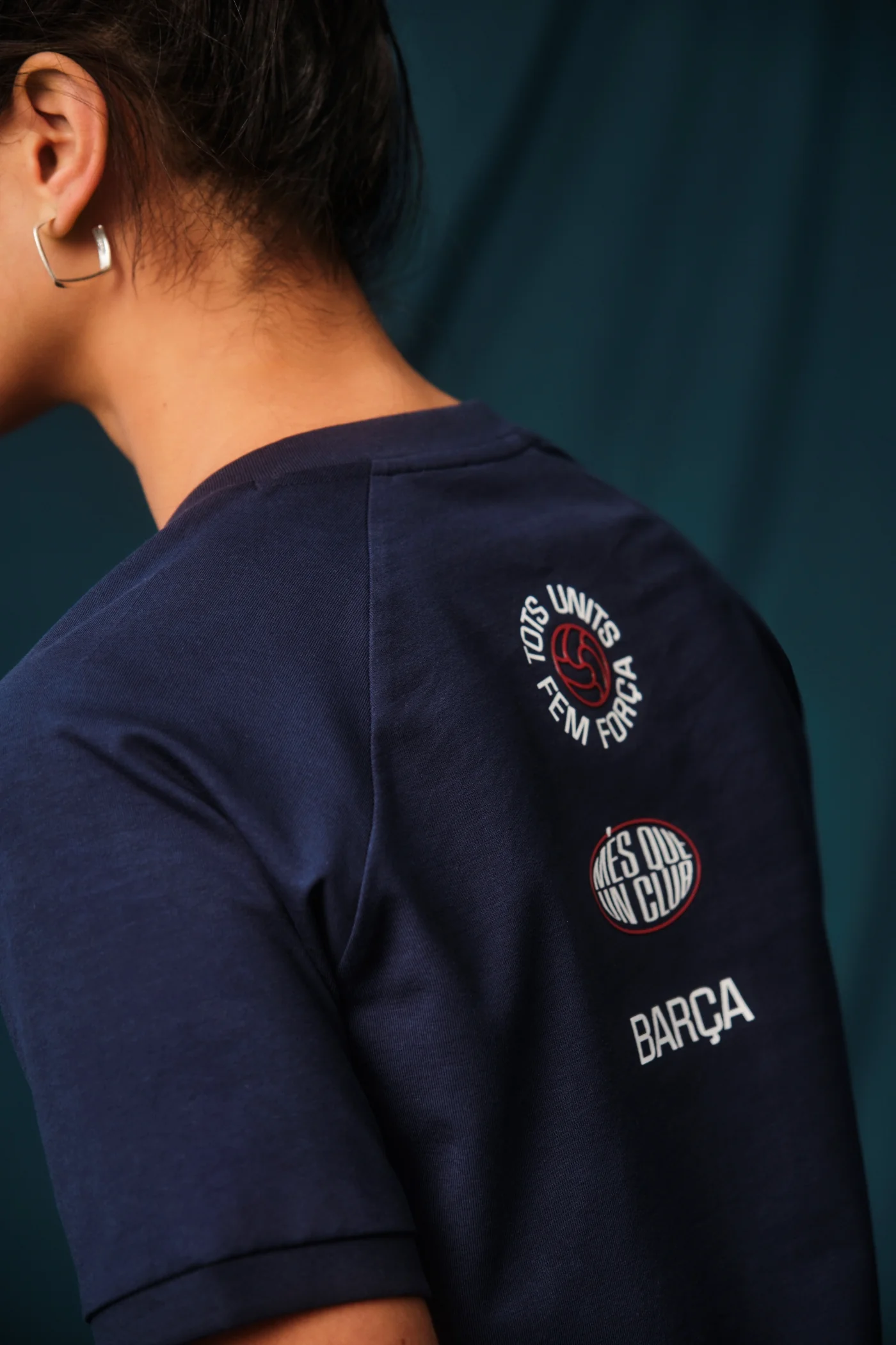 T-Shirt Navy Blue Barça - Woman