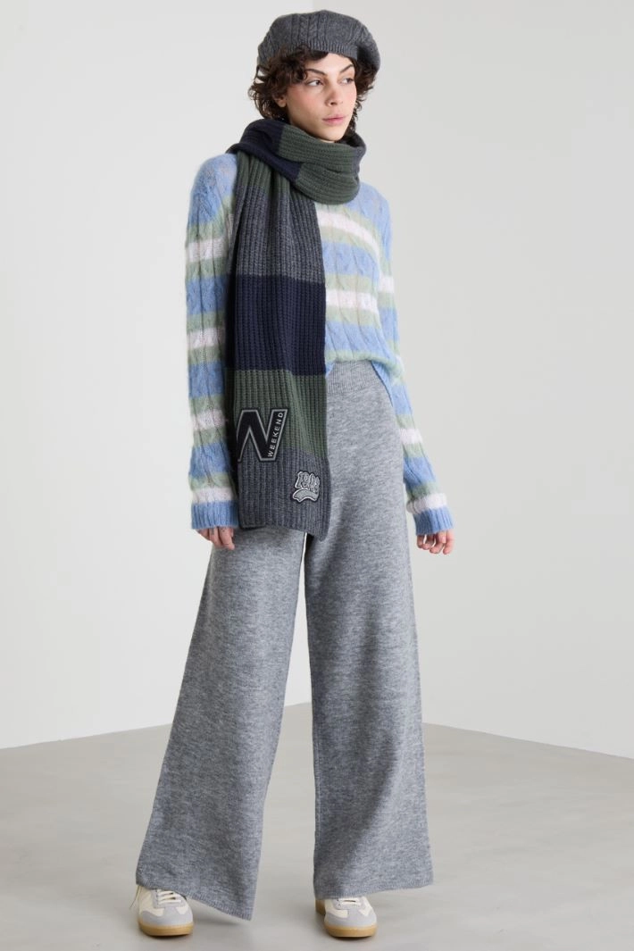 Knit trousers - GREY