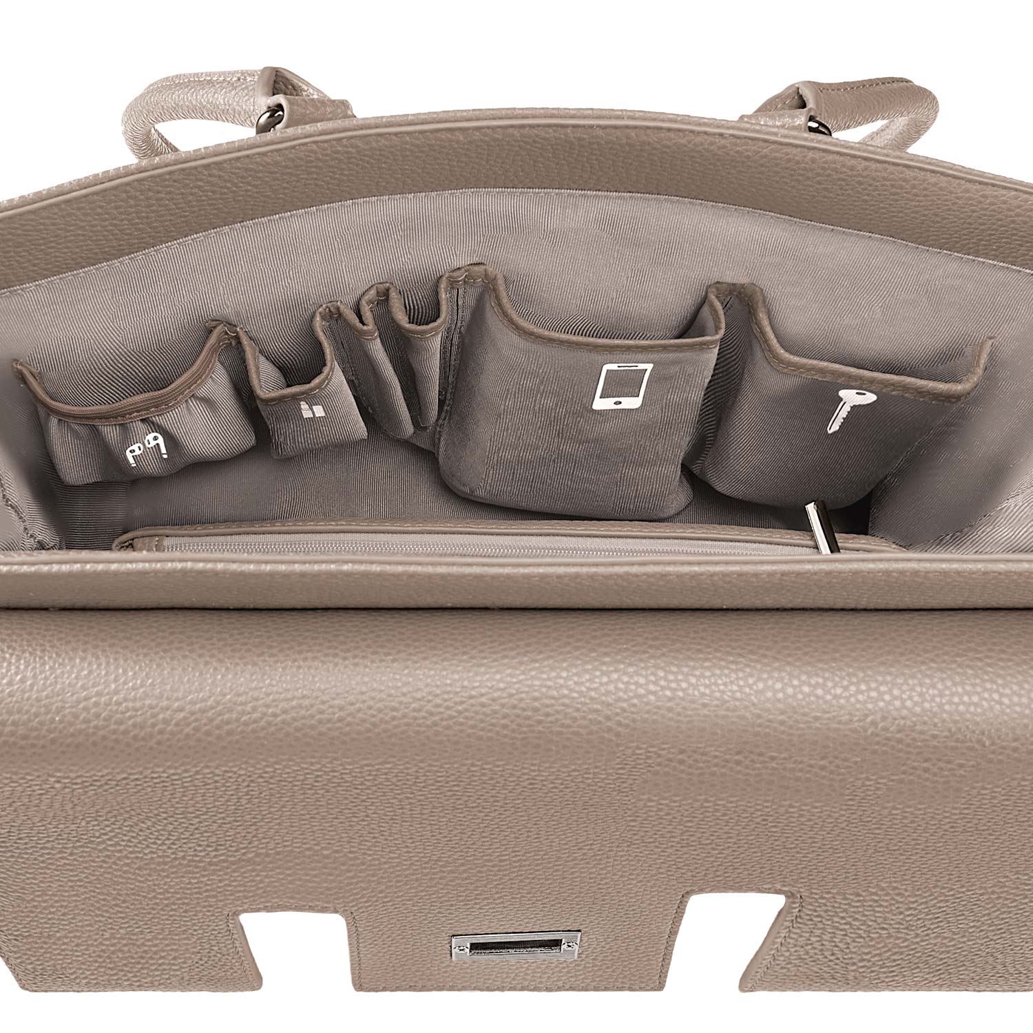 Business & Laptop Handbag Jolene Small Beige