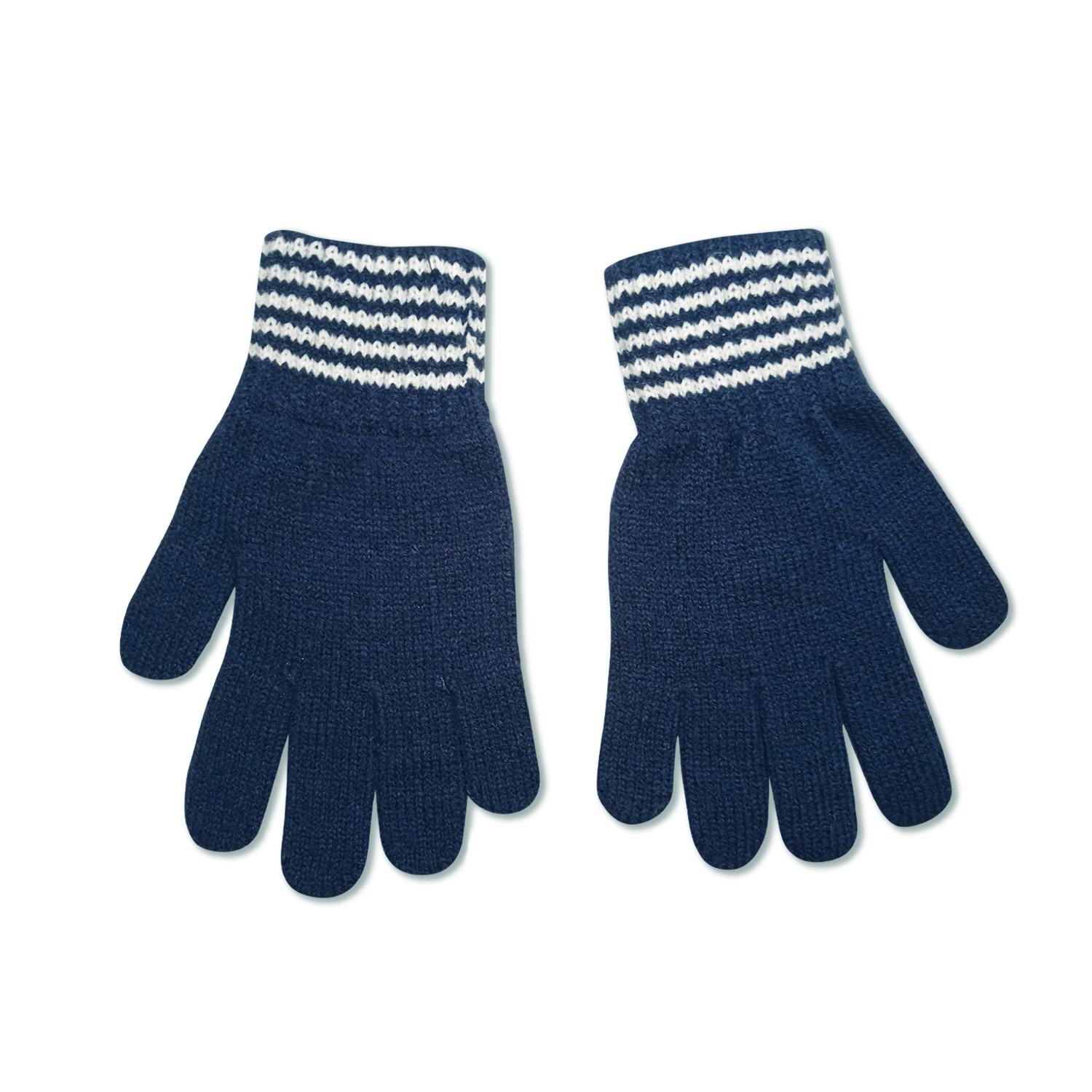 Kids Winter Navy Gloves Real Madrid