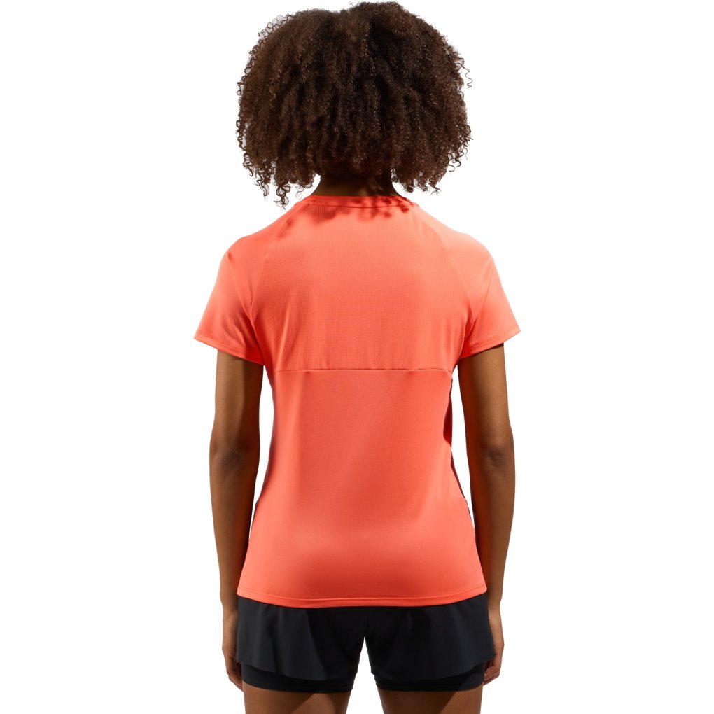 Odlo Essentials Chill-Tec Running Shirt Women - living coral
