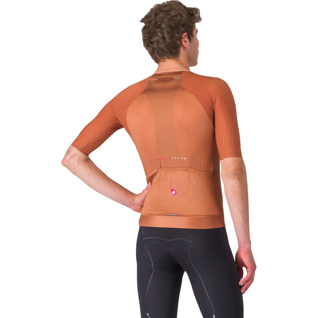 Castelli Aero Race 8S Jersey Men - mocha 245