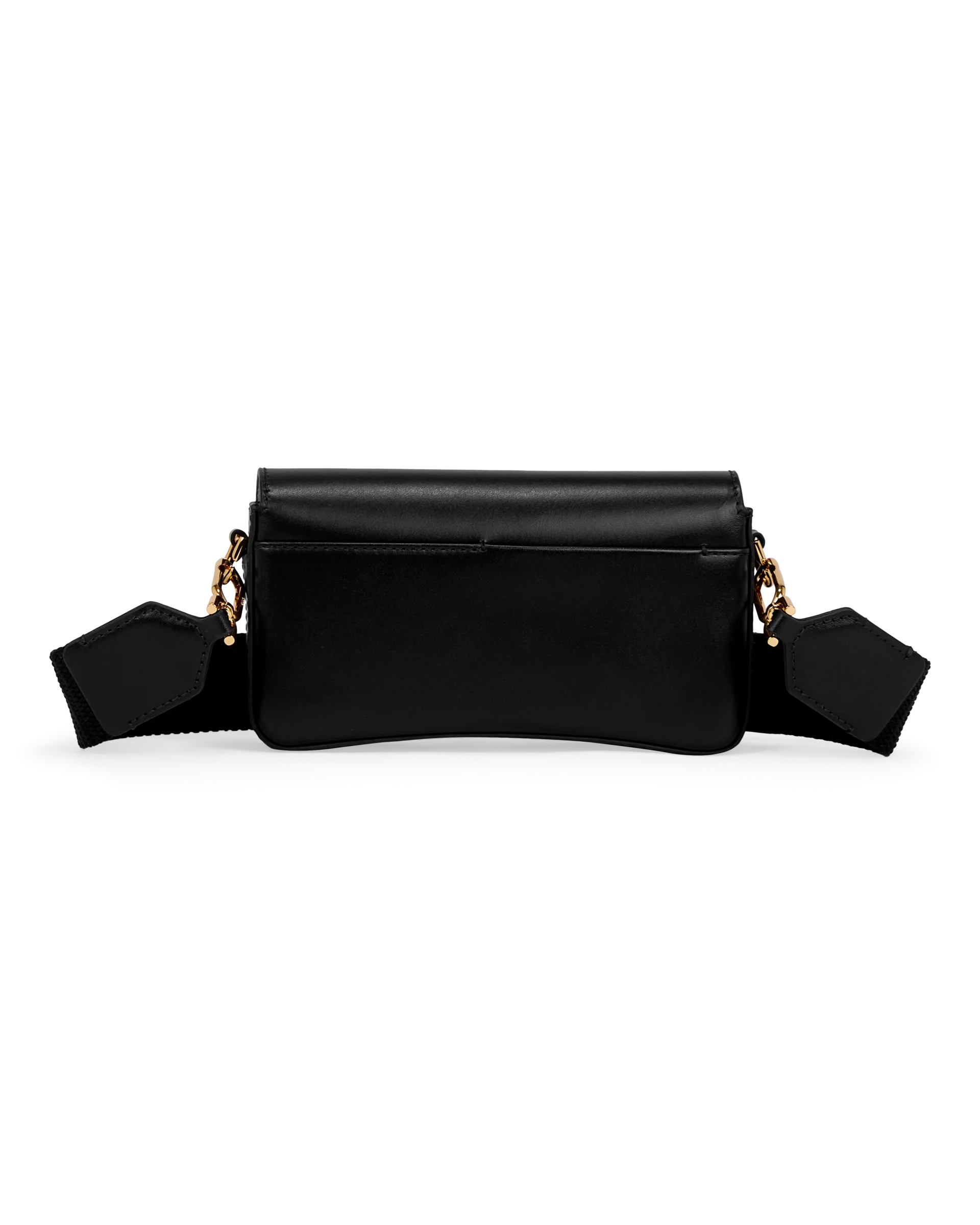 ECCO Pinch Bag Umhängetasche aus Leder Schwarz 11,5X20X5 cm