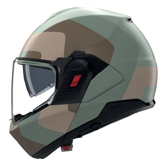 Nolan N120-1 OMOCROMO Modular Helmet - Green / GreyRef: NL1724