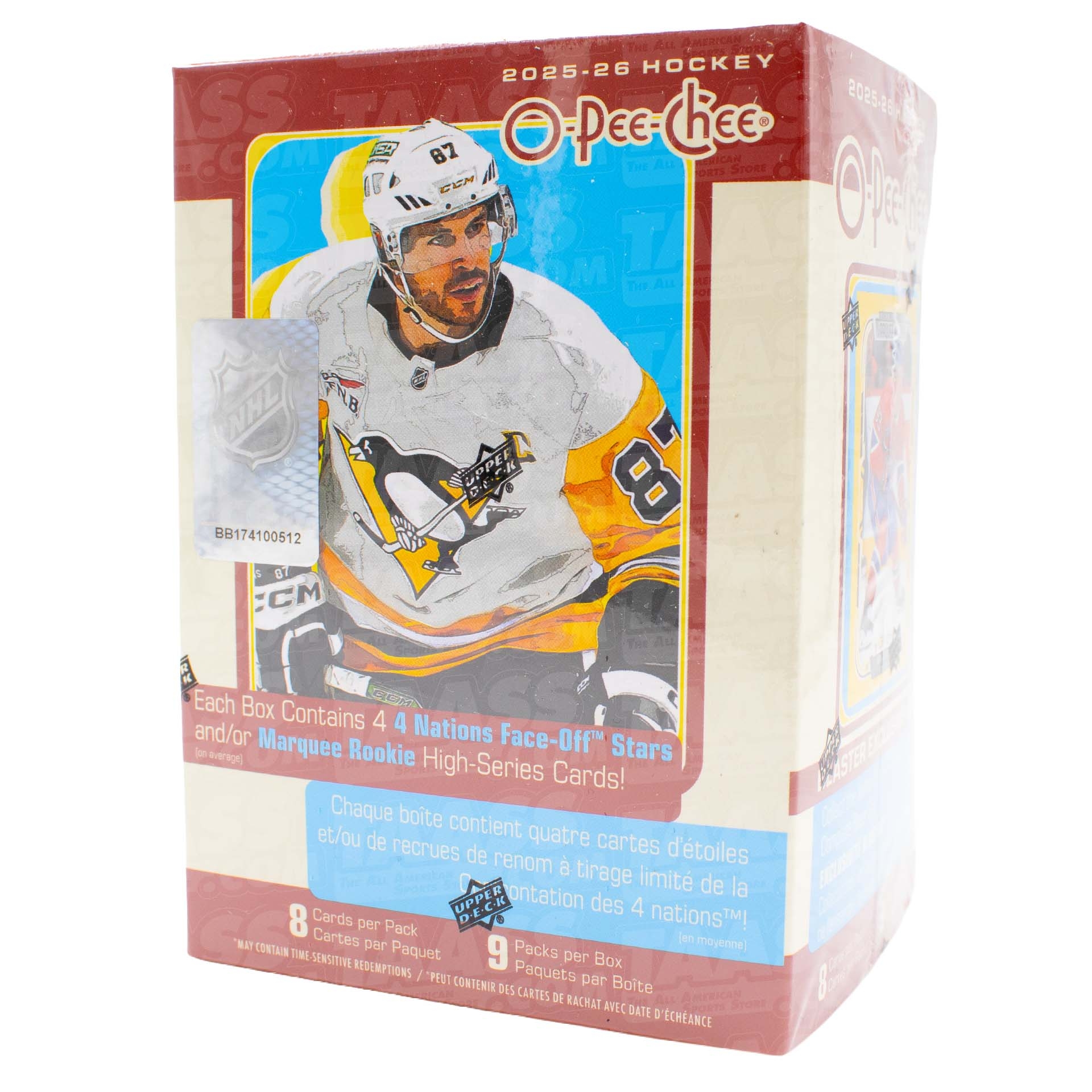 2025/26 Upper Deck O-Pee-Chee Hockey NHL Blaster Box