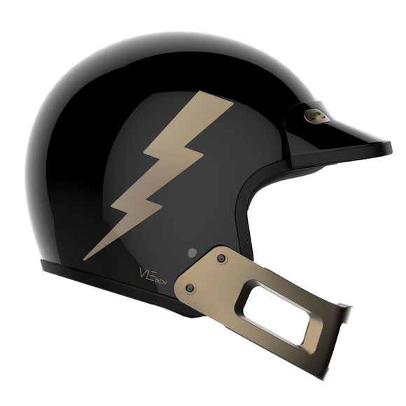 Qwart CC Jet Helmet - Black / BeigeRef: QWA0009
