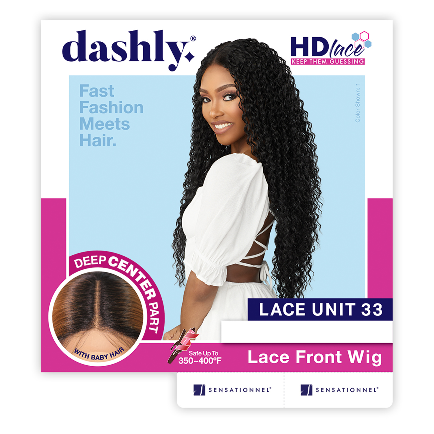 Sensationnel Dashly HD Lace Front Wig Lace Unit 33