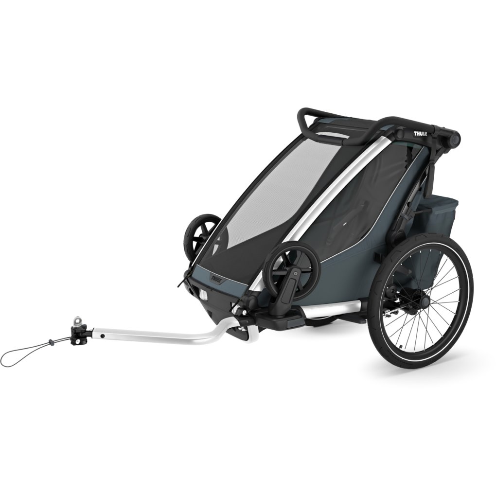 Thule Chariot Cross 2 Single - Bike Trailer for 1 Kid - dark slate