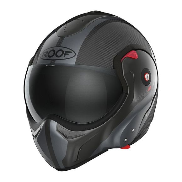 ROOF RO9 BOXXER 2 CARBON WONDER Modular Helmet - Carbon / GrayRef: RO0348