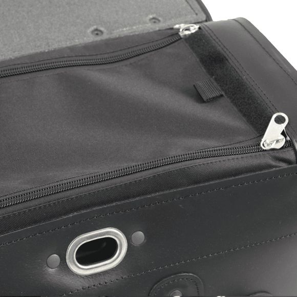 Hepco & Becker saddle bag For luggage rack - black UniversalRef: Hbe05504A / 620210