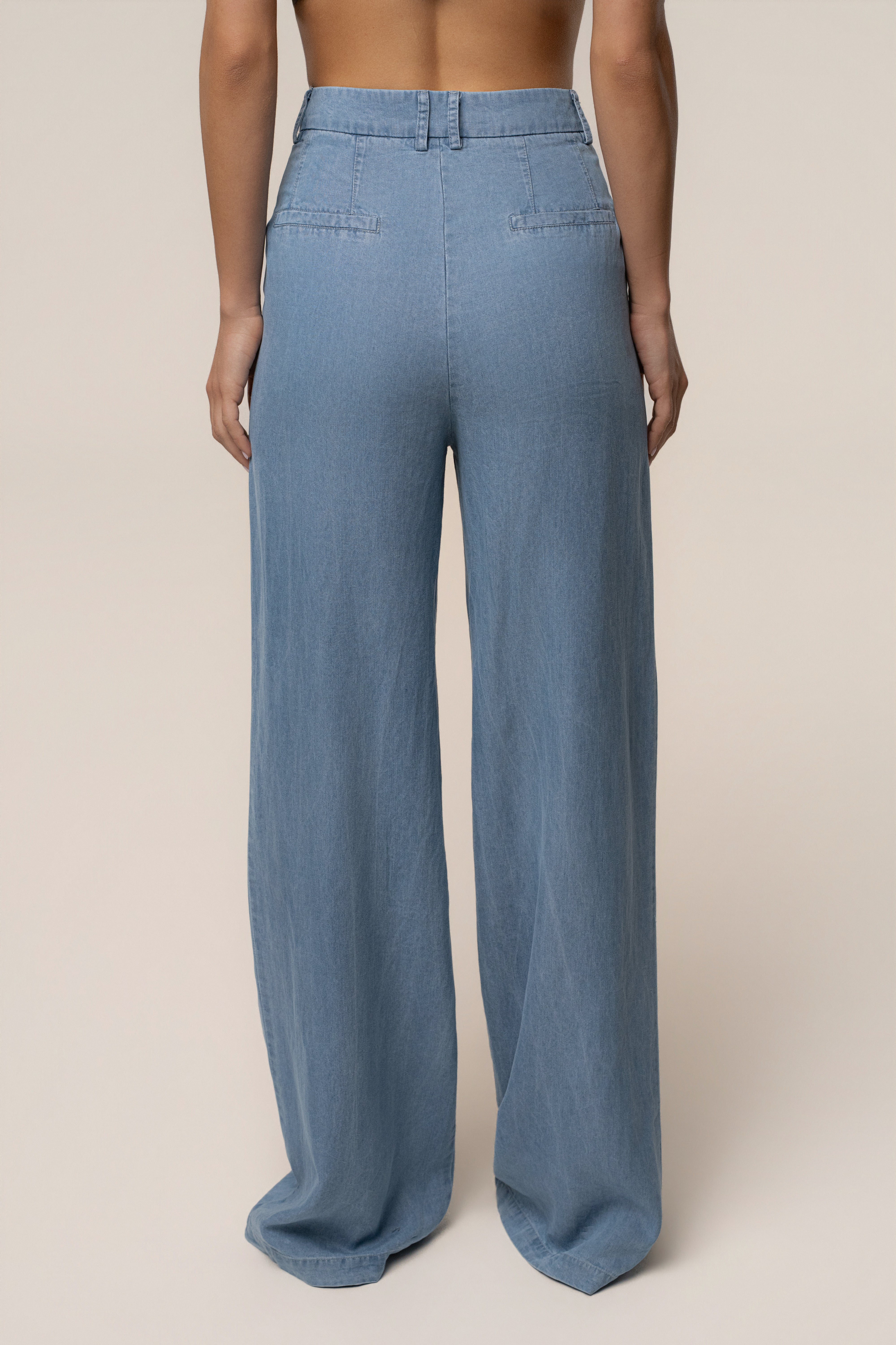 Chambray Downtown Pant