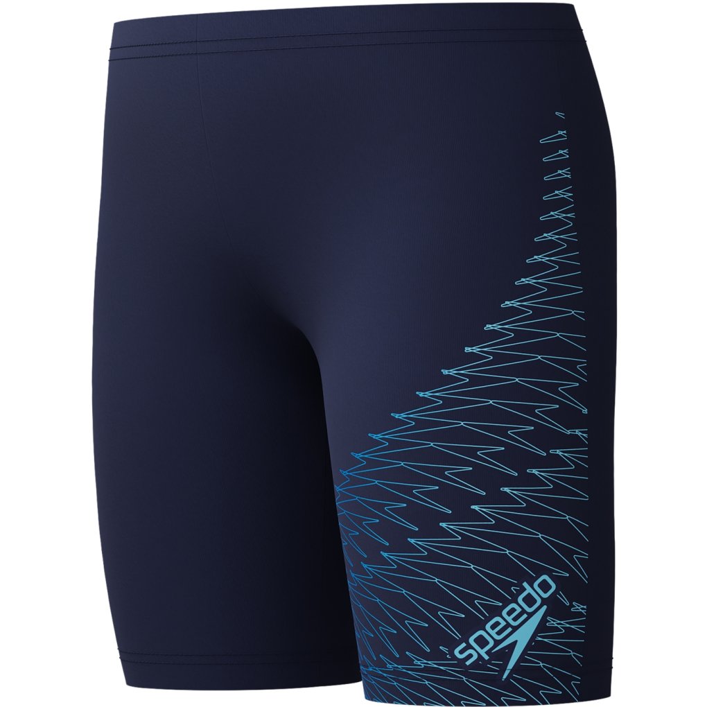 Speedo Medley Logo Jammer Boys - peacoat/sugar blue
