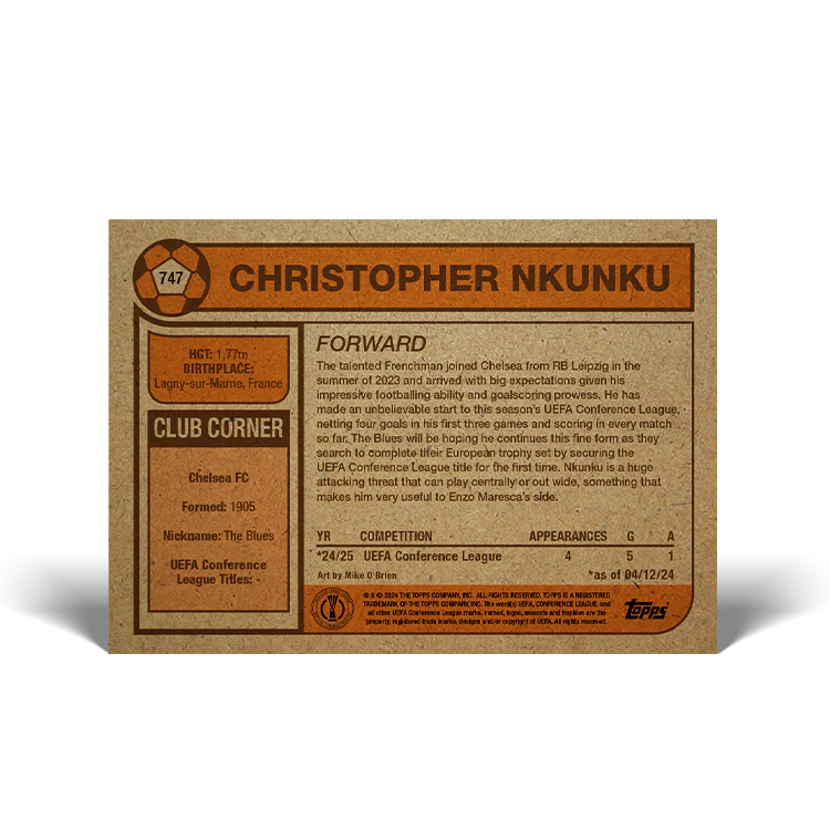 UCC Living Set Card 747 - Christopher Nkunku