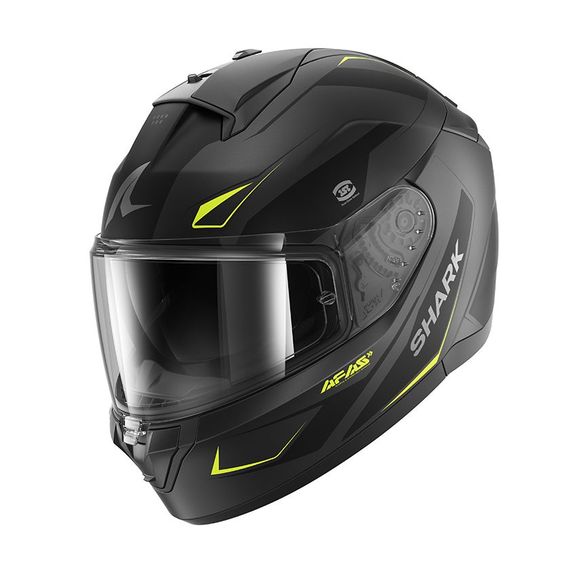 Shark RIDILL 2 full face helmet - MEKARIUM - Gray / YellowRef: SH1849