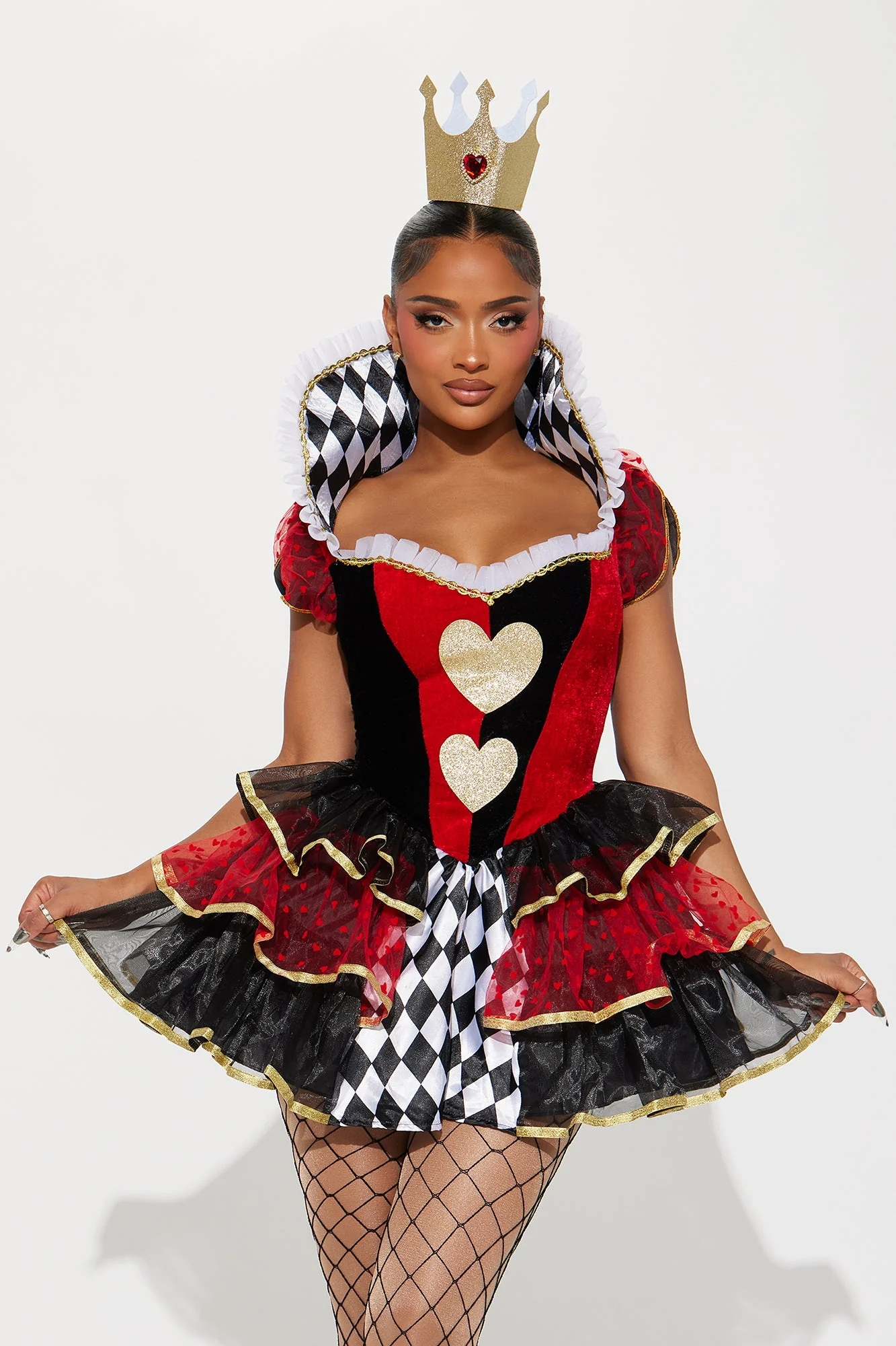 Queen Of Your Heart 2 Piece Costume Set - Multi Color