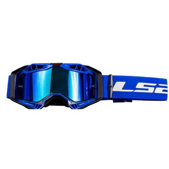 LS2 AURA IRIDIUM VISOR 2024 cross mask - Blue / BlackRef: LS0912 / 7201002026