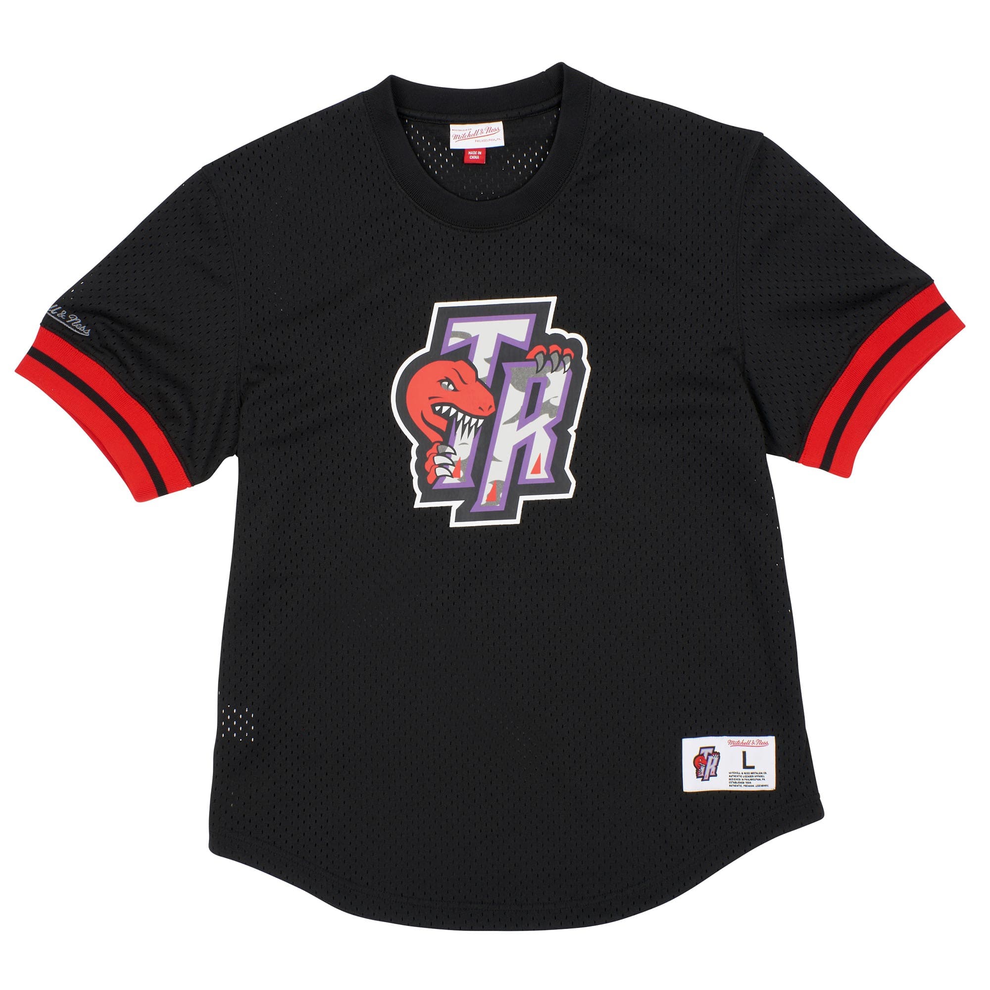 Toronto Raptors Mitchell & Ness Camo Reflective NBA Crew Mesh Jersey
