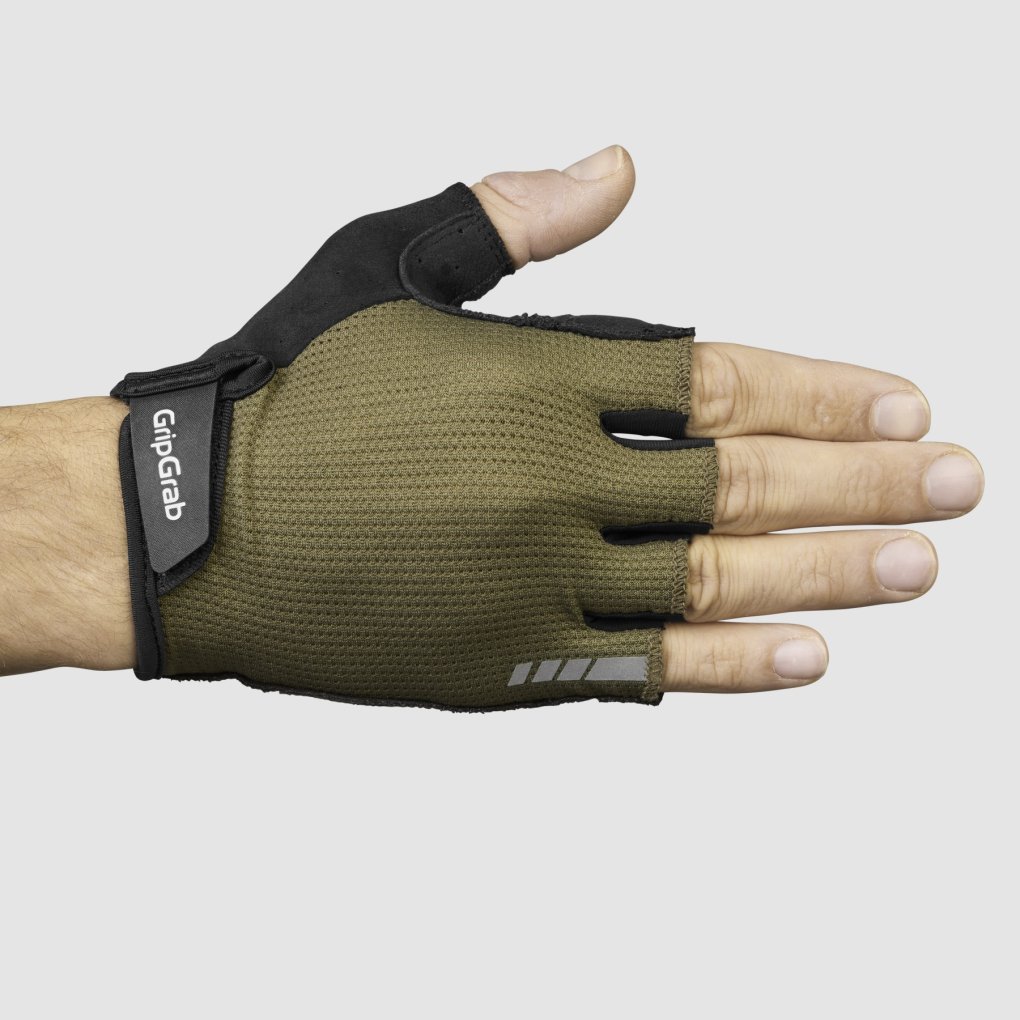 GripGrab EXPLR RC Max Padded Short Finger Gloves - Olive Green