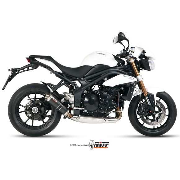 Mivv GP carbon silencerTRIUMPH 1050 SPEED TRIPLE 1050 - 2005 - 2010Ref: MVT008L2S / 1089687001