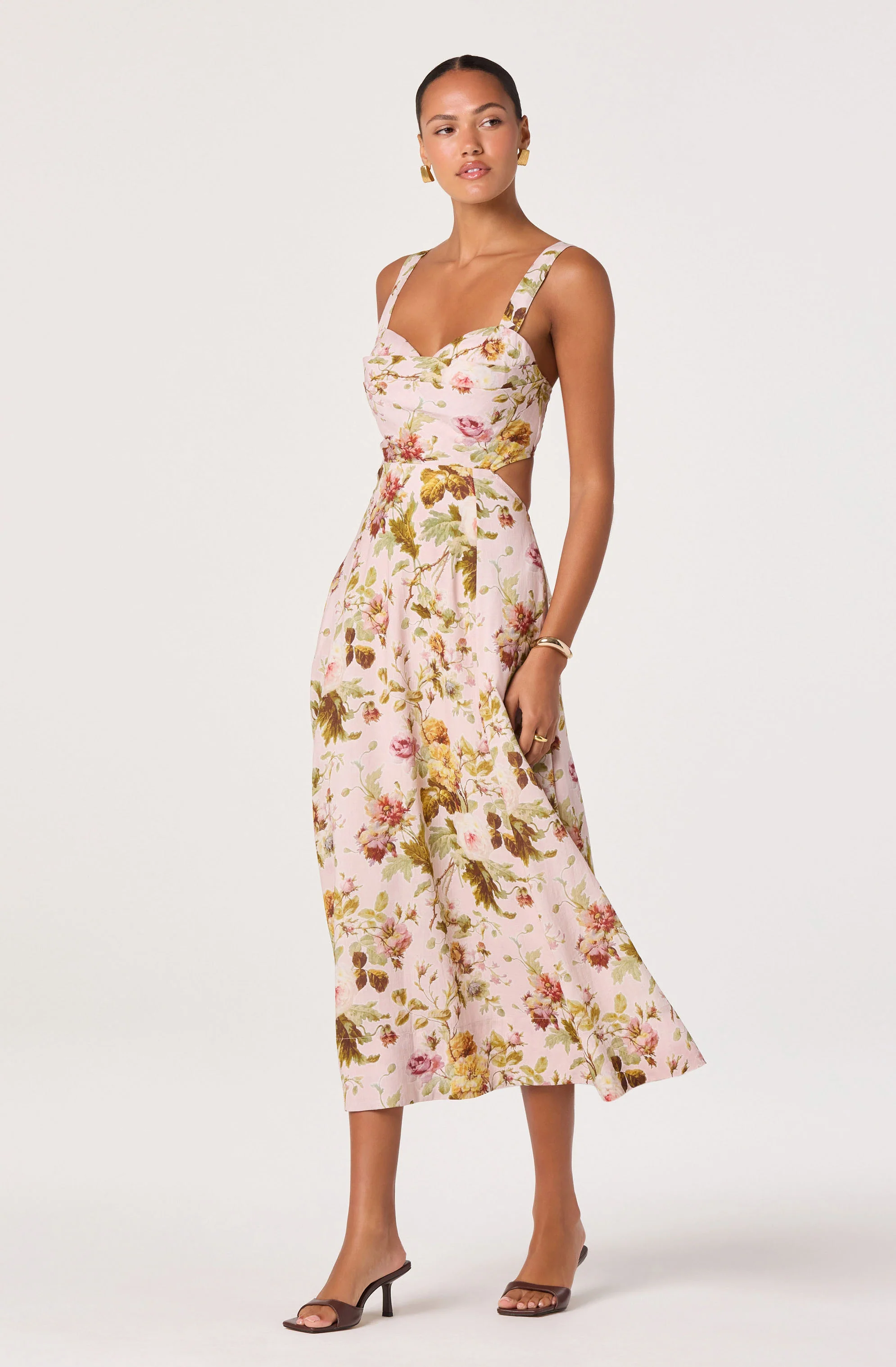 Ciana Linen Midi Dress