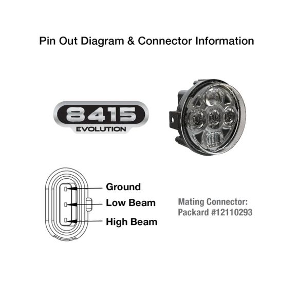JW Speaker Evolution Universal front headlightRef: Jwsk00008A / 20012981
