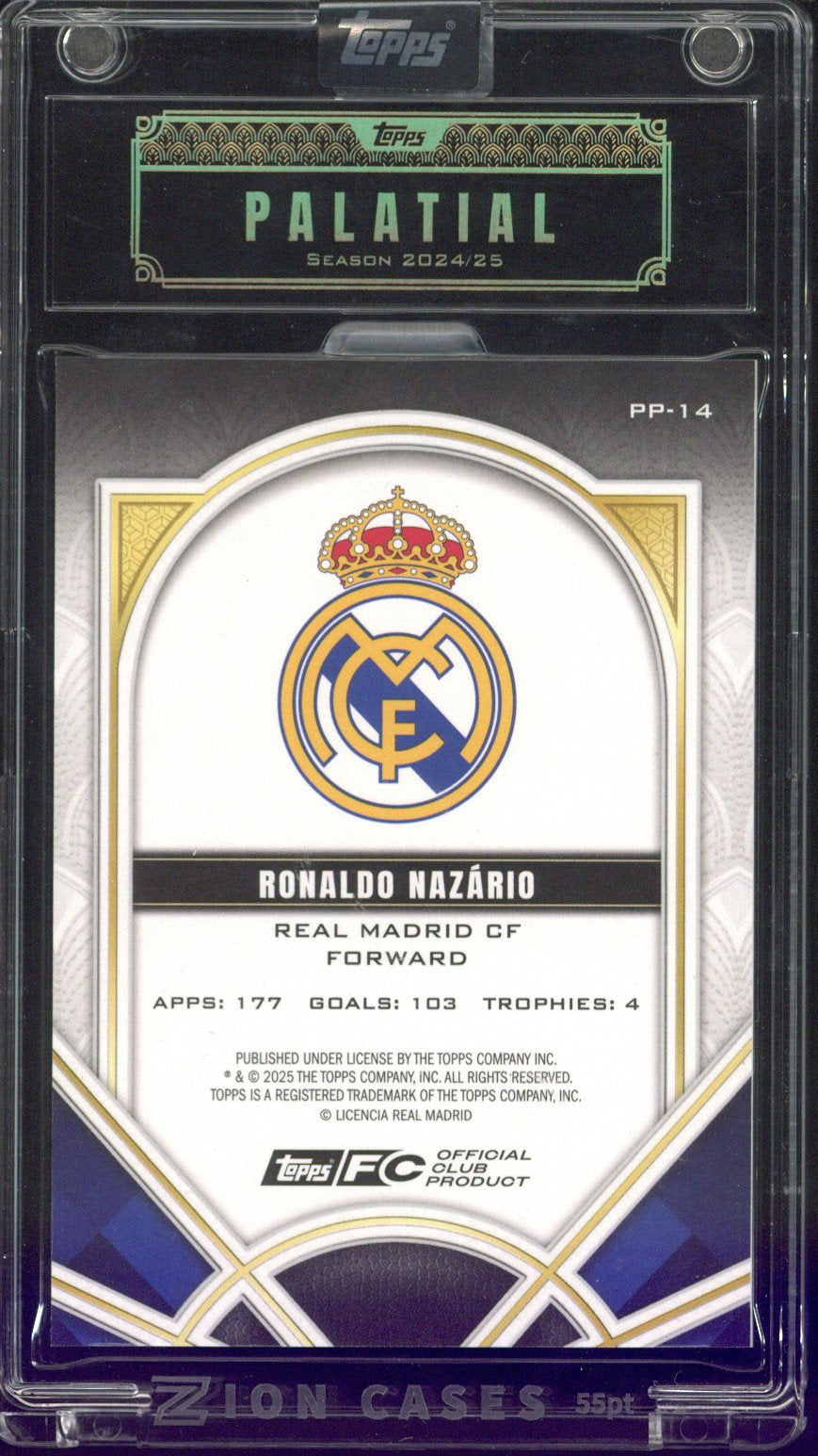 2024-25 Topps Palatial Ronaldo Nazario /10