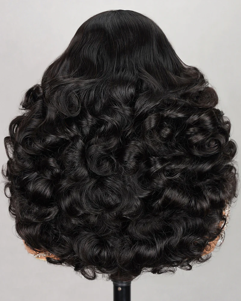Ophirawig 6x5/6x6/13x4 Lace Glueless Body Wave Wig Pre-cut Lace Natural Black Beginner Friendly