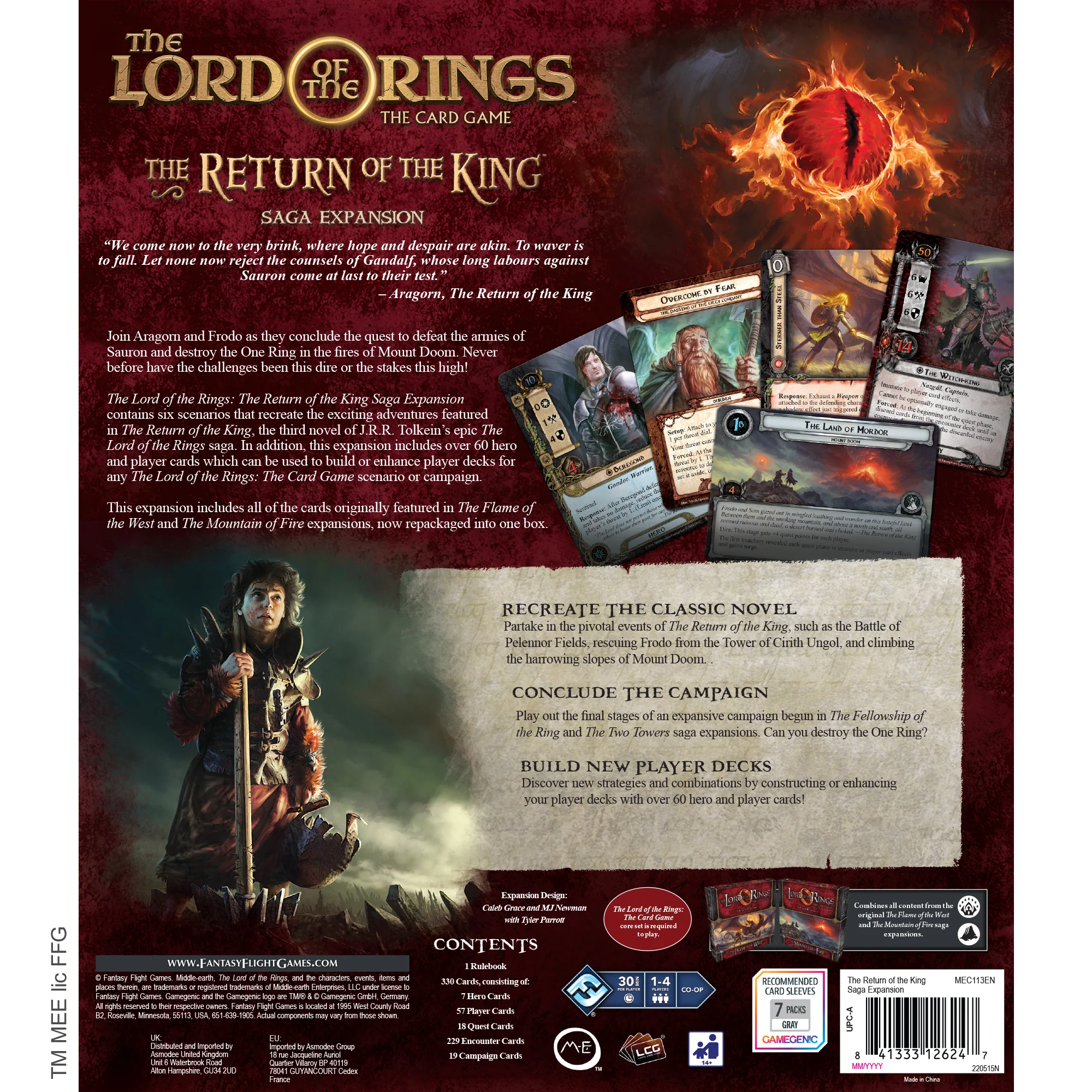 The Lord of the Rings: The Card Game - Return of the King Saga Expansion