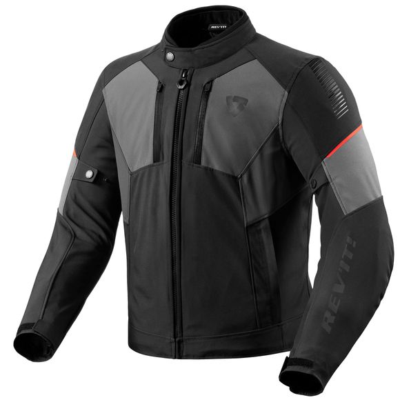 Motorcycle jacket Rev it catalyst H2O - Black / GrayRef: RI1436