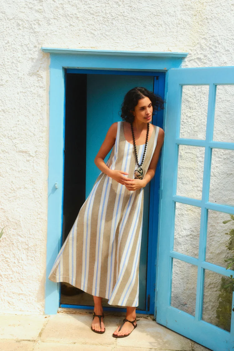 Riviera Stripe Hawes Dress