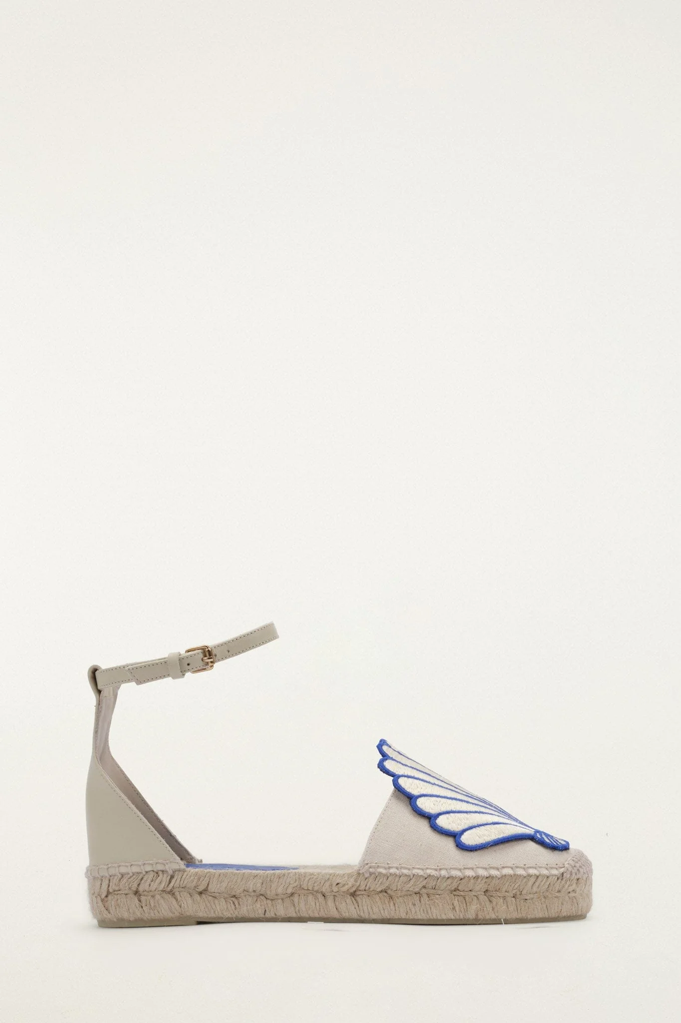 Blue 3D Shell Iconic Espadrille Sandal
