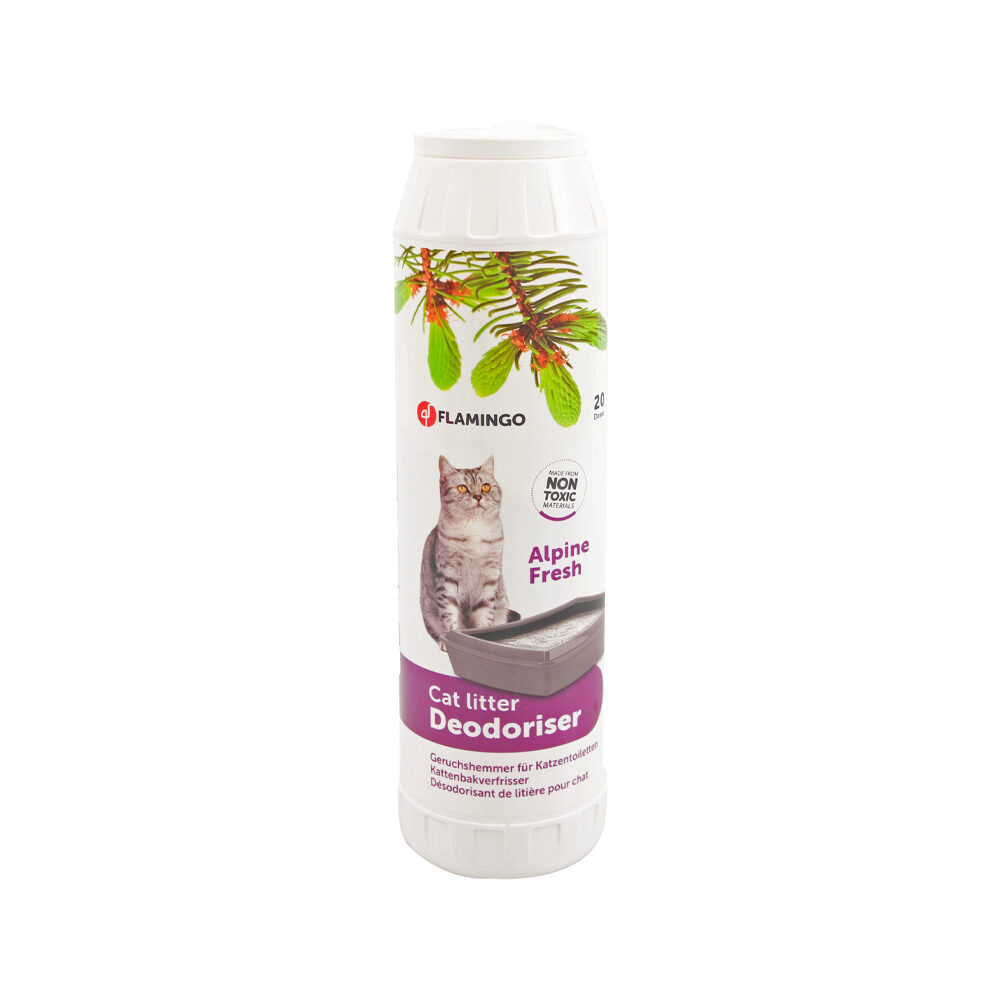 Flamingo Cat Litter Deodoriser - Alpine Fresh - 750 g