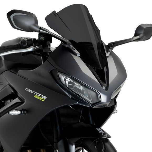 Puig Z-Racing screen (+4.5 cm) - GrayTRIUMPH 660 DAYTONA 660 - 2024 - 2025Ref: PUI0683