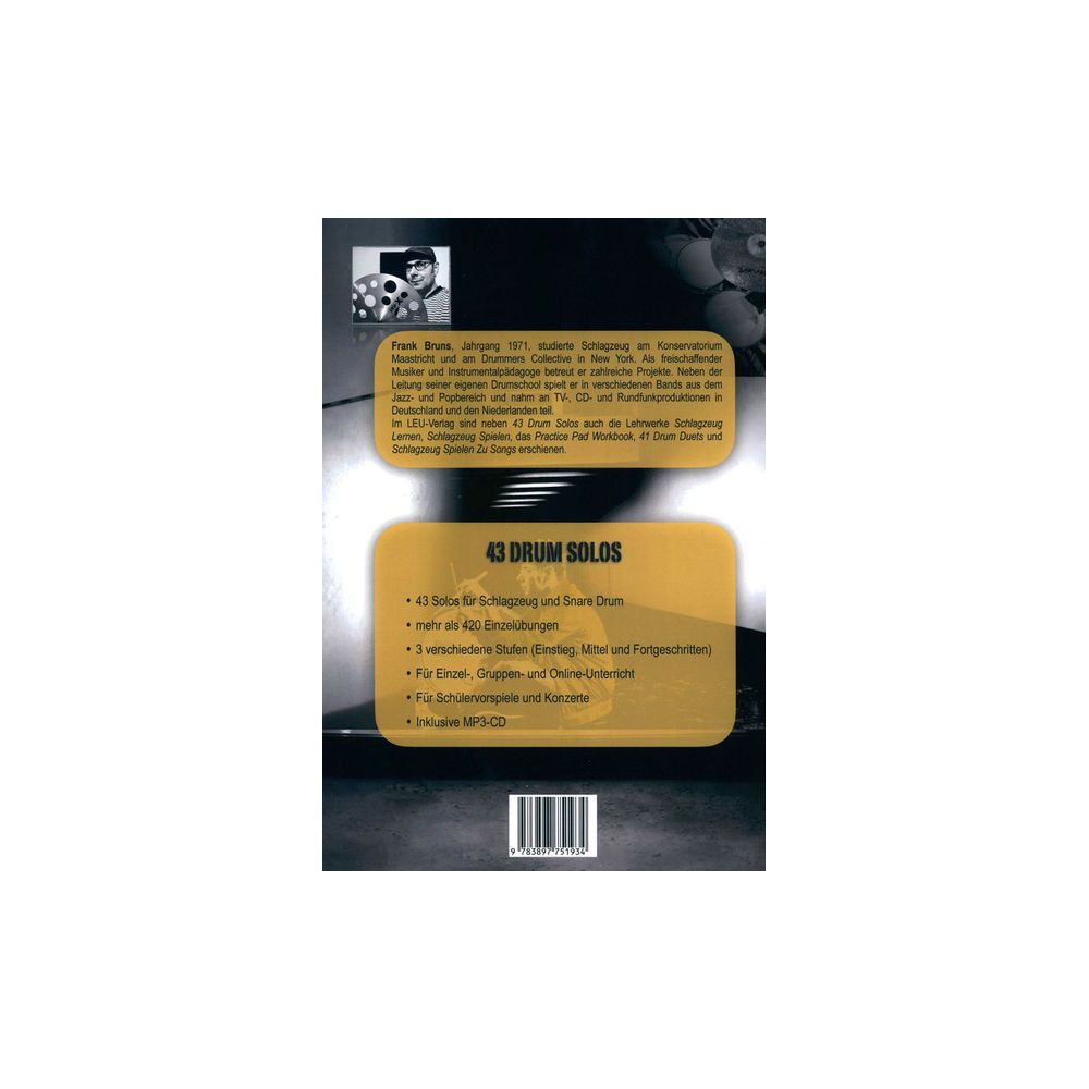 Leu Verlag 43 Drum Solos – Thomann Ireland