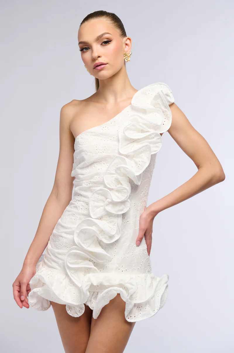 Best Dressed Ruffled Mini Dress