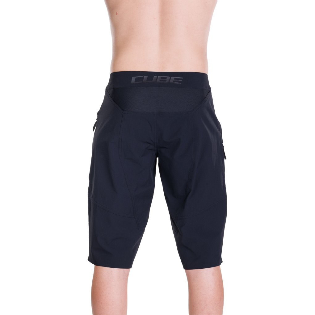 CUBE VERTEX  X Actionteam Baggy Shorts Men - black