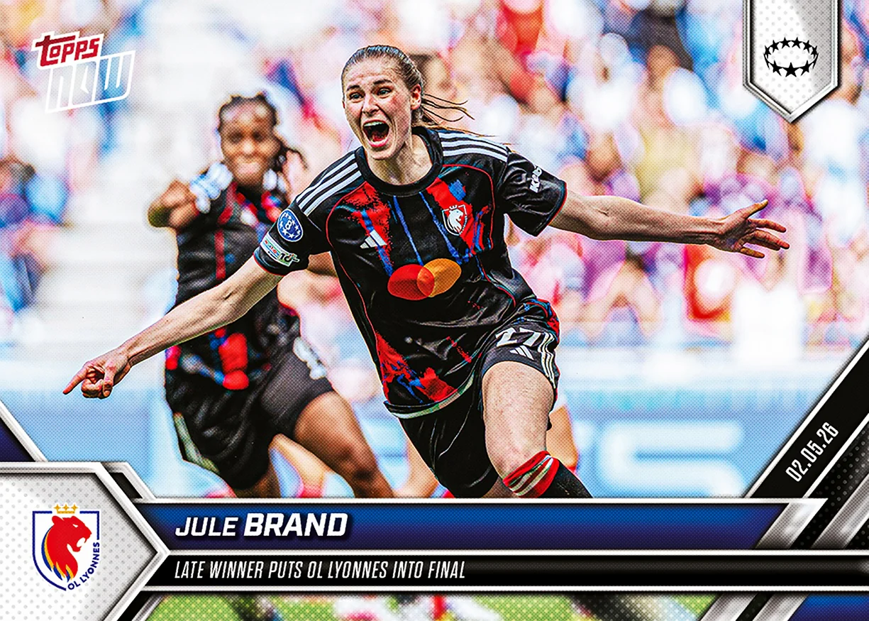 Jule Brand - 2025-26 UWCL Topps NOW® - Card 28 - PR: 615