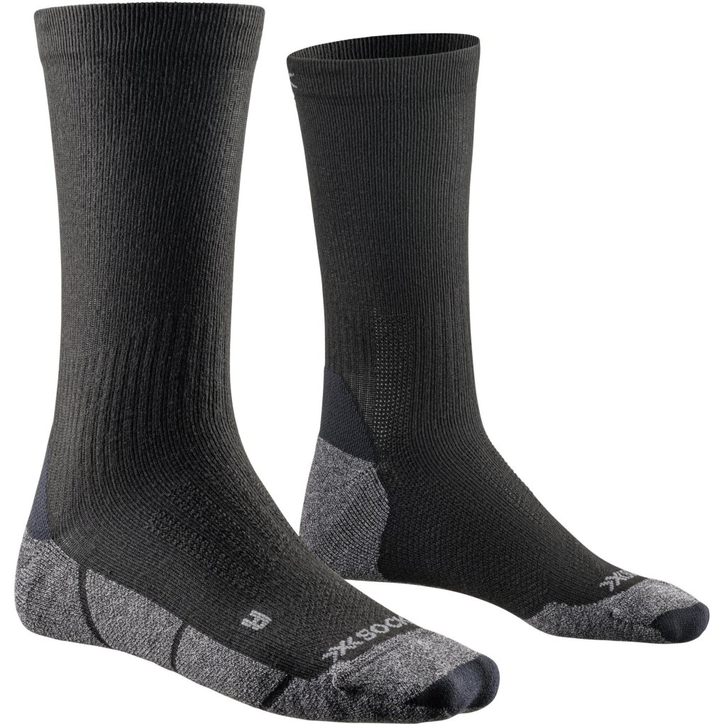 X-Socks Core Natural Crew Socks - black/charcoal