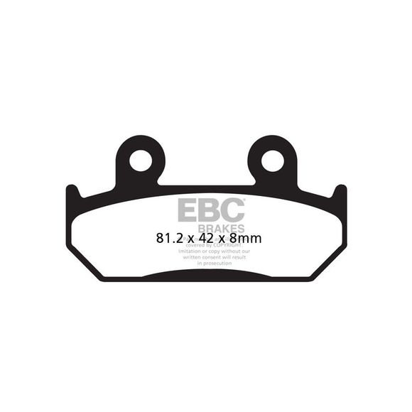 EBC Sinter Metal Sintered Brake Pads Front/Rear (model dependent)Ref: Fa121Hh