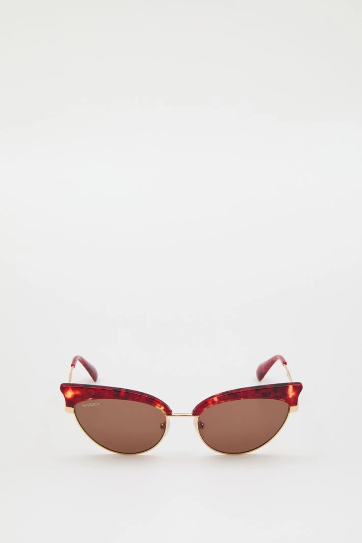 Cat-eye glasses - RED
