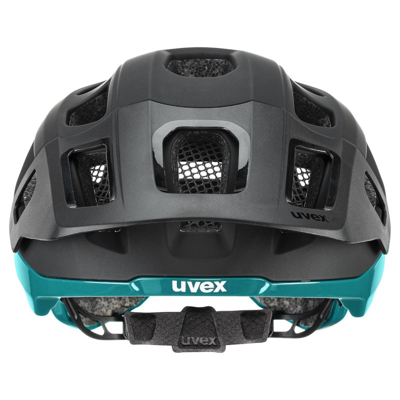 Uvex react Bike Helmet - black-teal matt