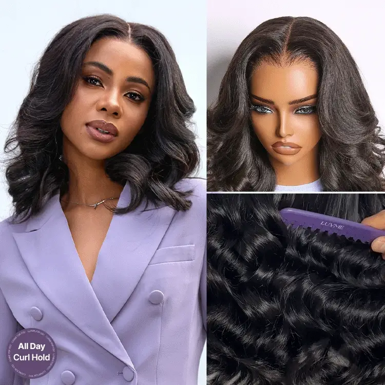 Luvme All-Day Curl Hold™ Premier Grade Hair Shoulder Length Body Wave CuticleAlign™ PartingMax Glueless 7x6 HD Lace Wig Pre-Cut Lace