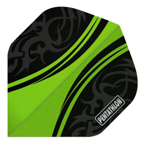 Pentathlon Flights black/green