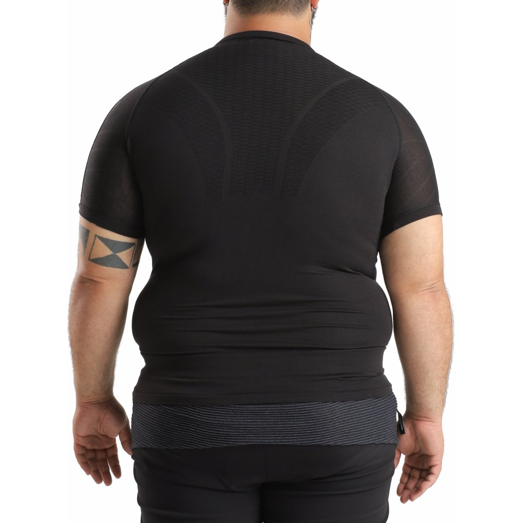 UYN Terracross Self Layer Short Sleeve Shirt Men - Regular Fit - Black Beauty