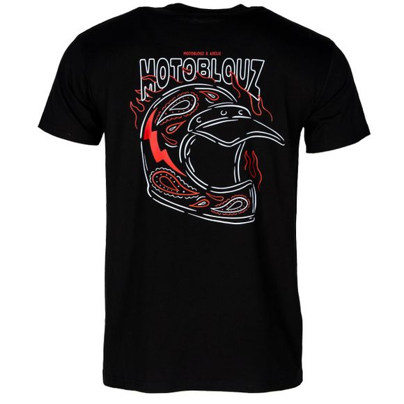 T-Shirt Motoblouz X ADELIE - HOMME - 20ANS - NoirRef : MB0401